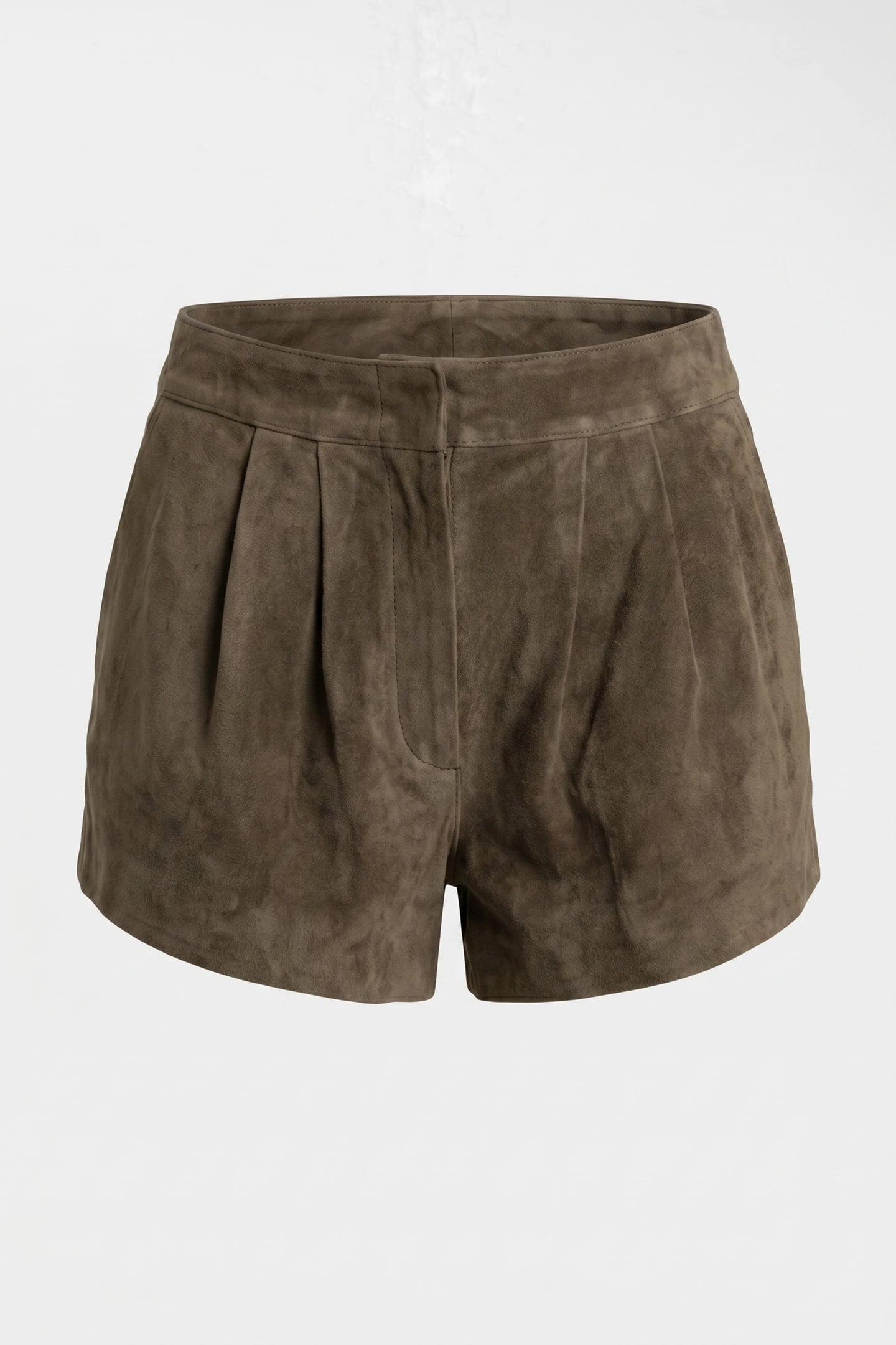 SMILE SUEDE SHORTS SPEED KHAKI 4