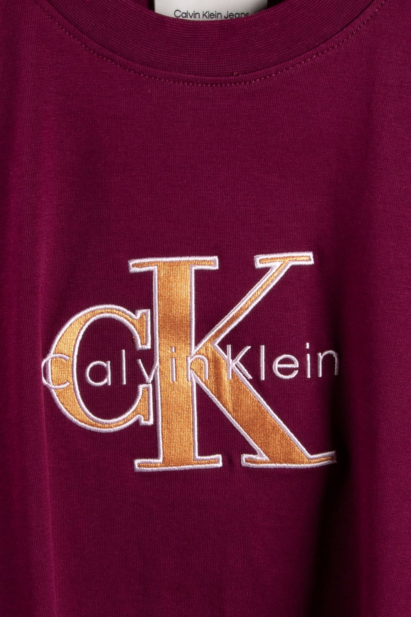 SS CLASSIC MONOLOGO TEE BERRY GLAZE 4