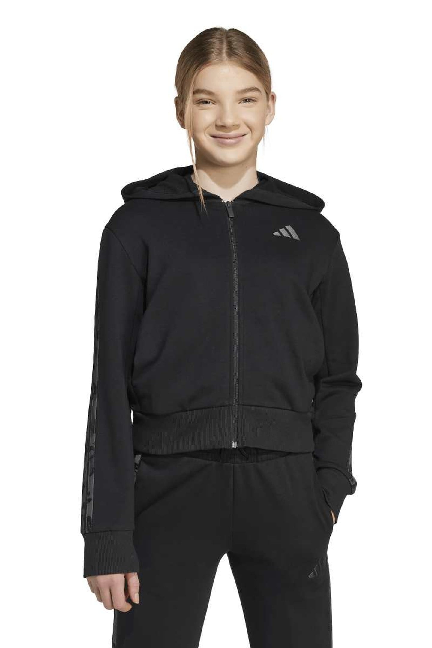 SPORTSWEAR GIRLS ANIMAL FRENCH TERRY HOODED TRACK TOP 1