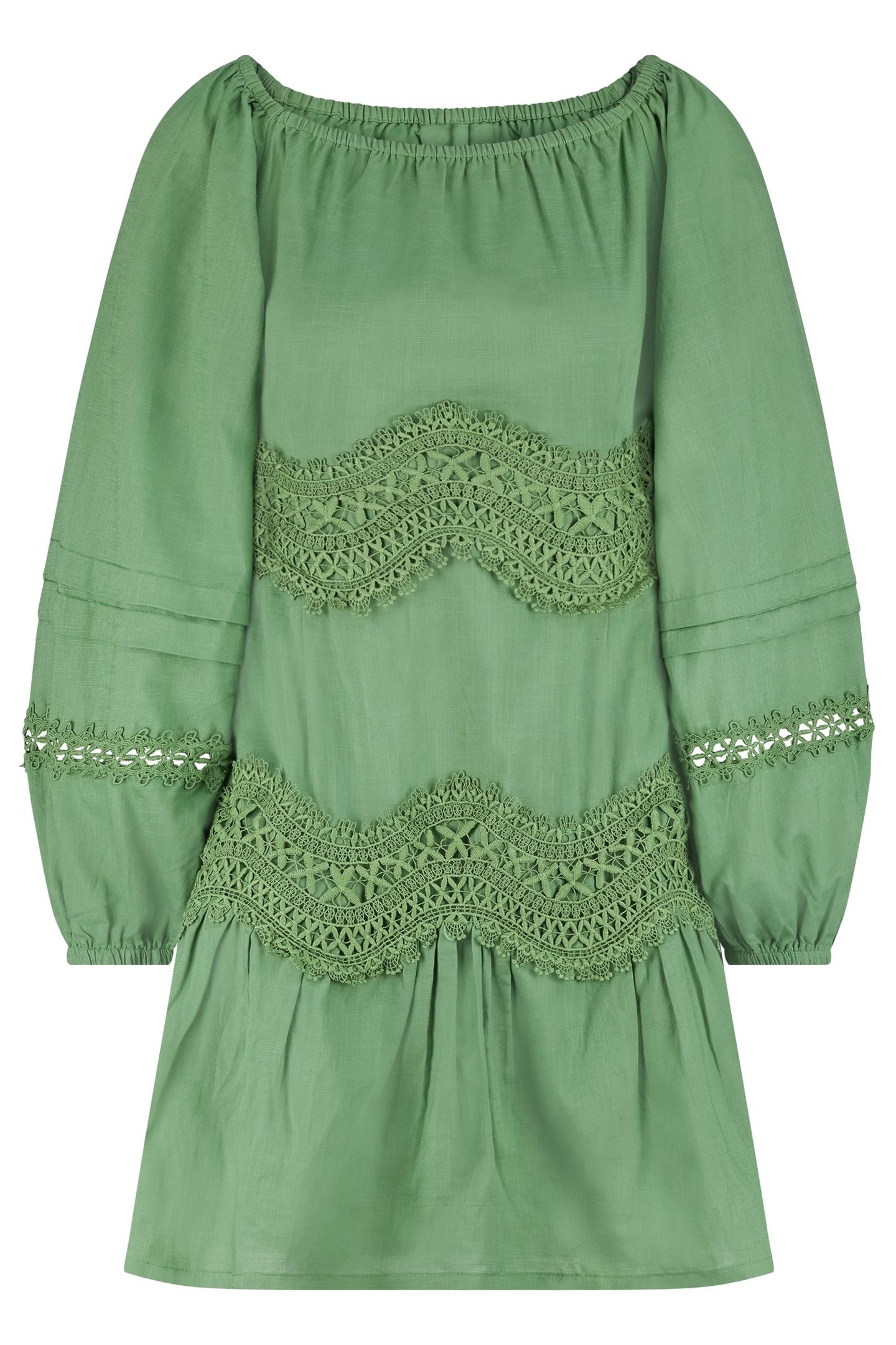 ANINE DRESS SOFT GREEN 2