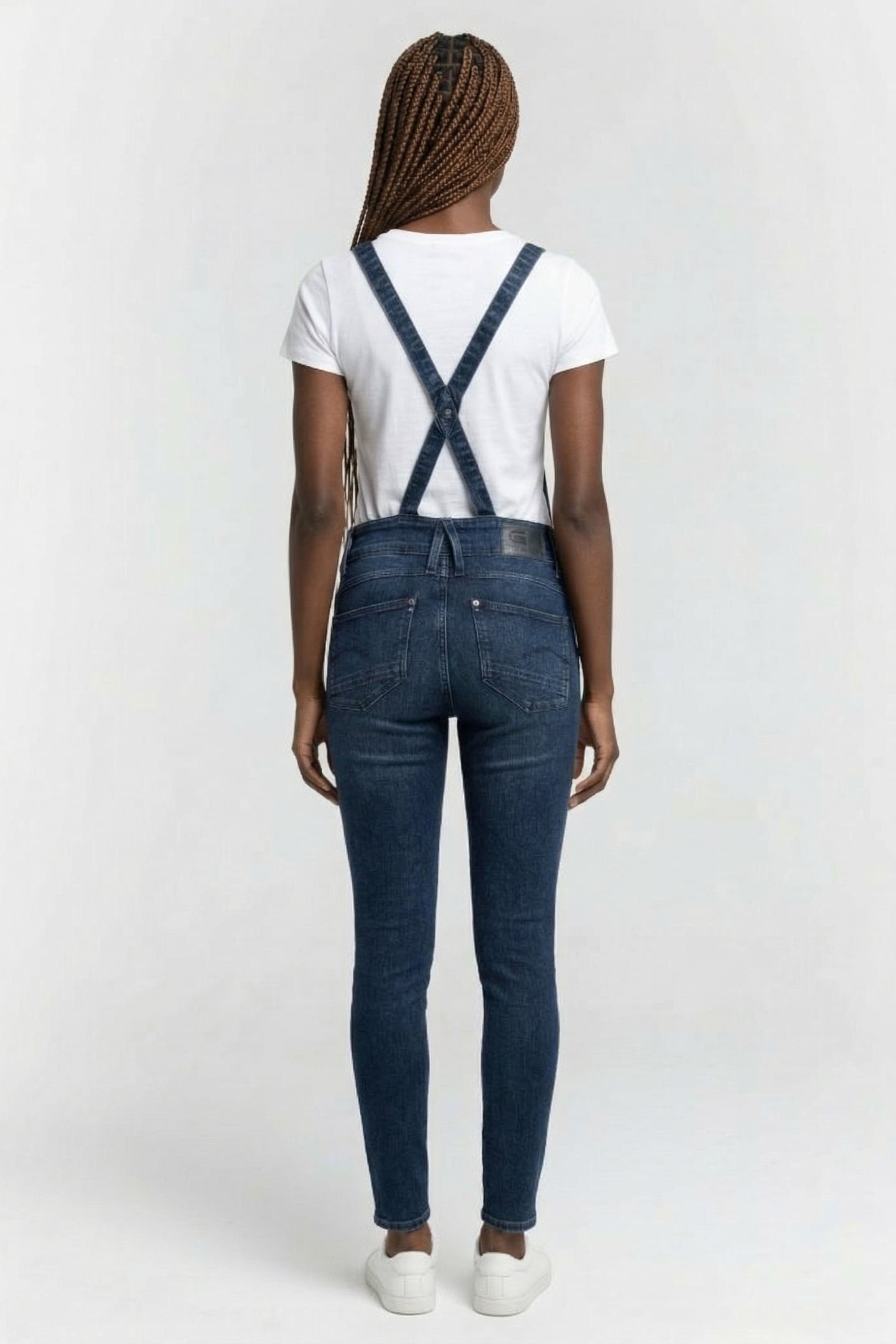 LYNN HIGH WAIST SKINNY OVERALL DK AGED 3