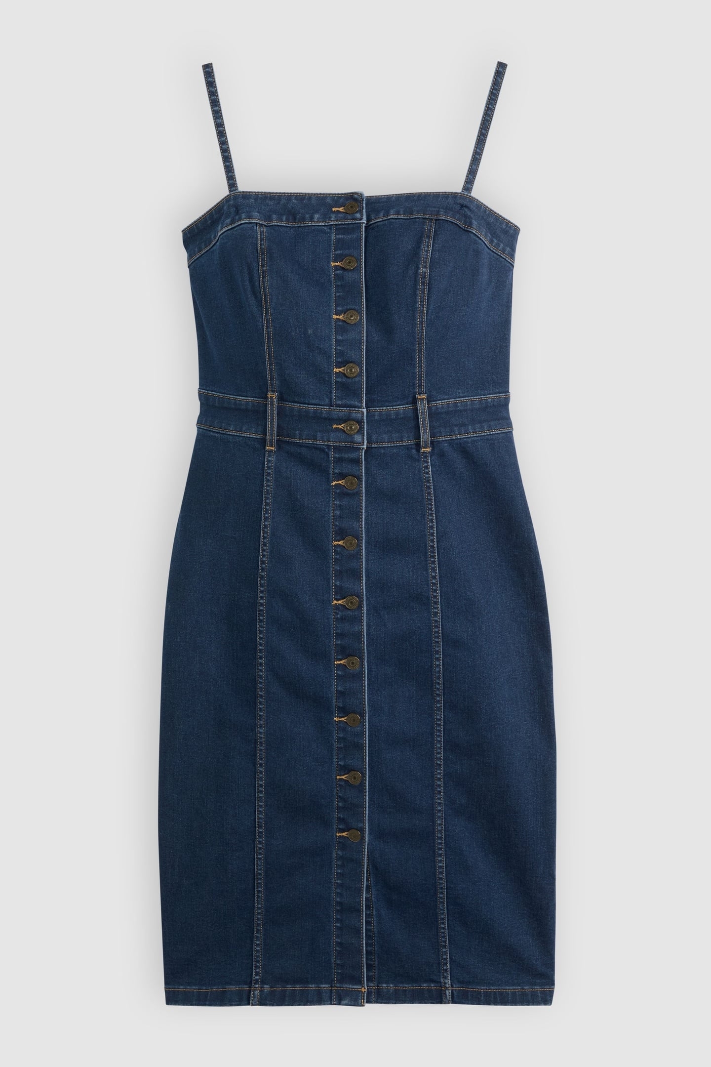 DENIM BUSTIER DRESS 5