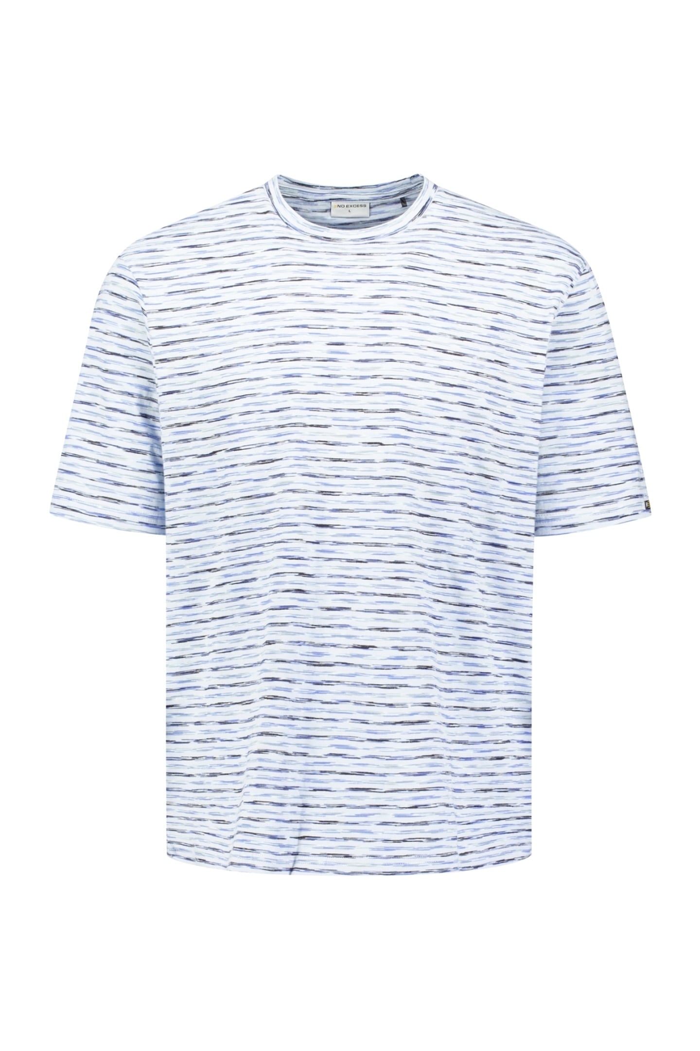 T-SHIRT CREWNECK SPACEDYED BLUE 1