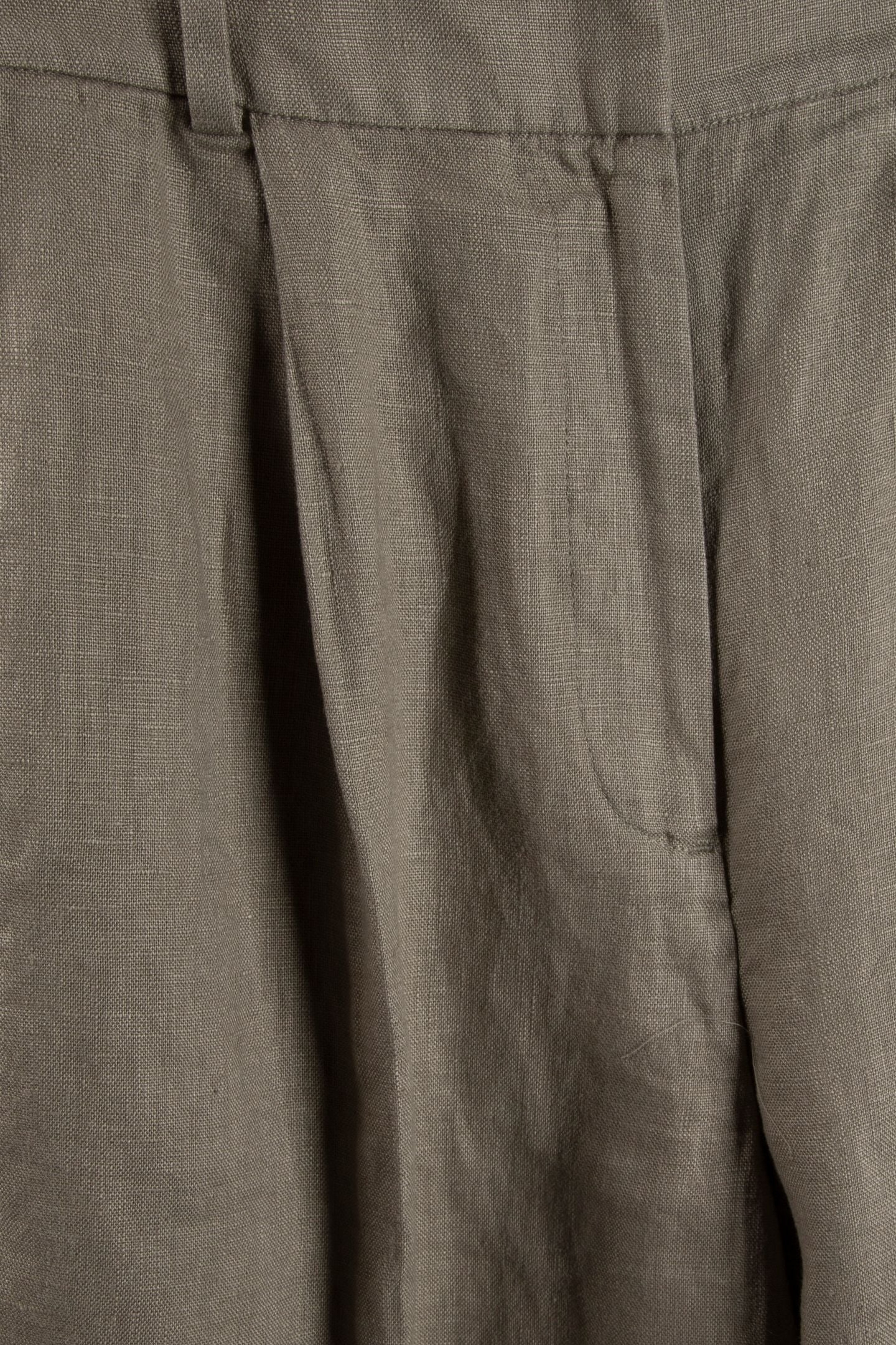 ZOE LINEN TROUSERS KHAKI 5