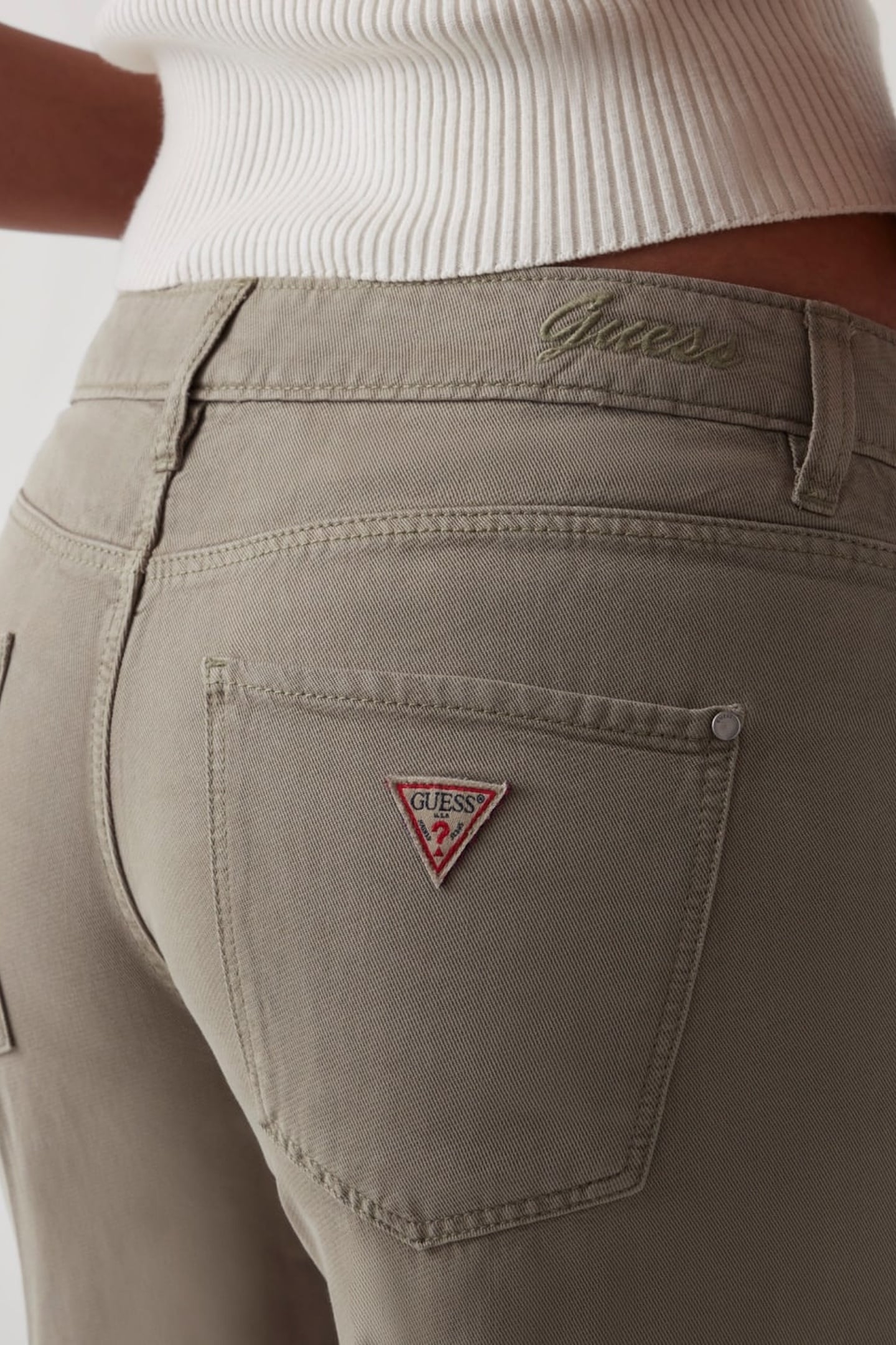 GUESS ECO SEXY PALAZZO MOSSY GREEN 6