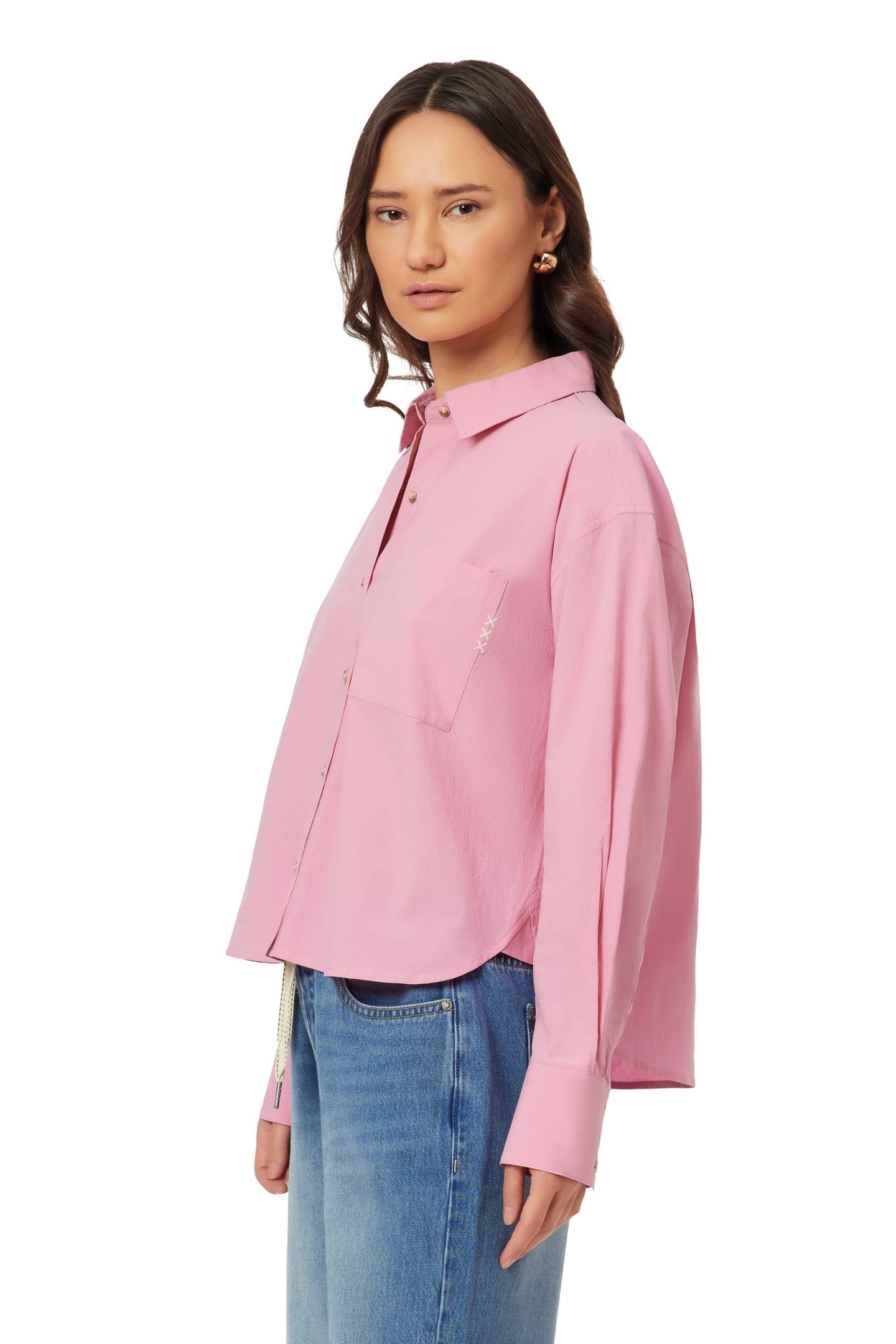 CROPPED SHIRT CASHMERE ROSE 5
