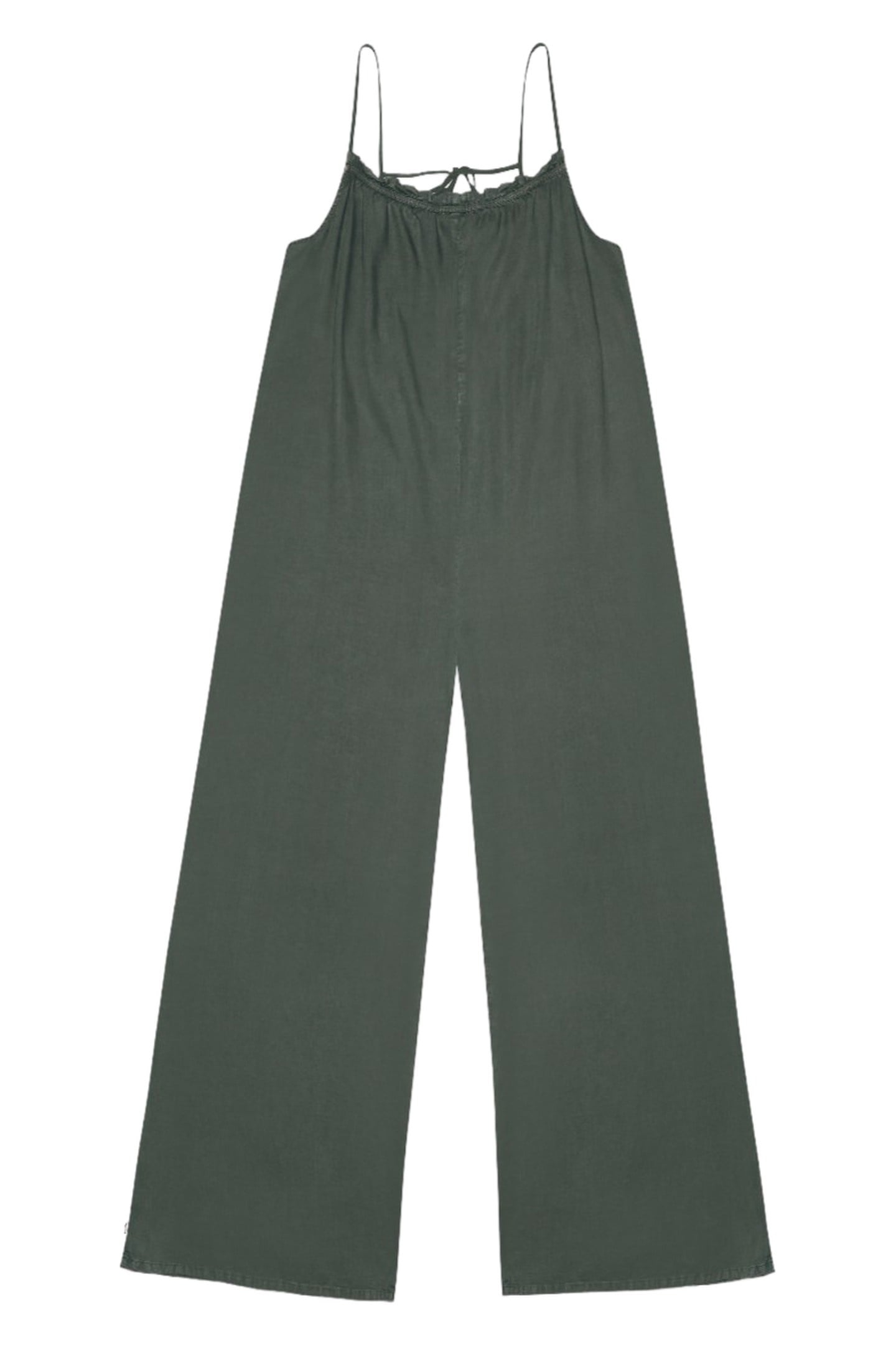 THE GREEN FLOWY JUMPSUIT GREEN 3