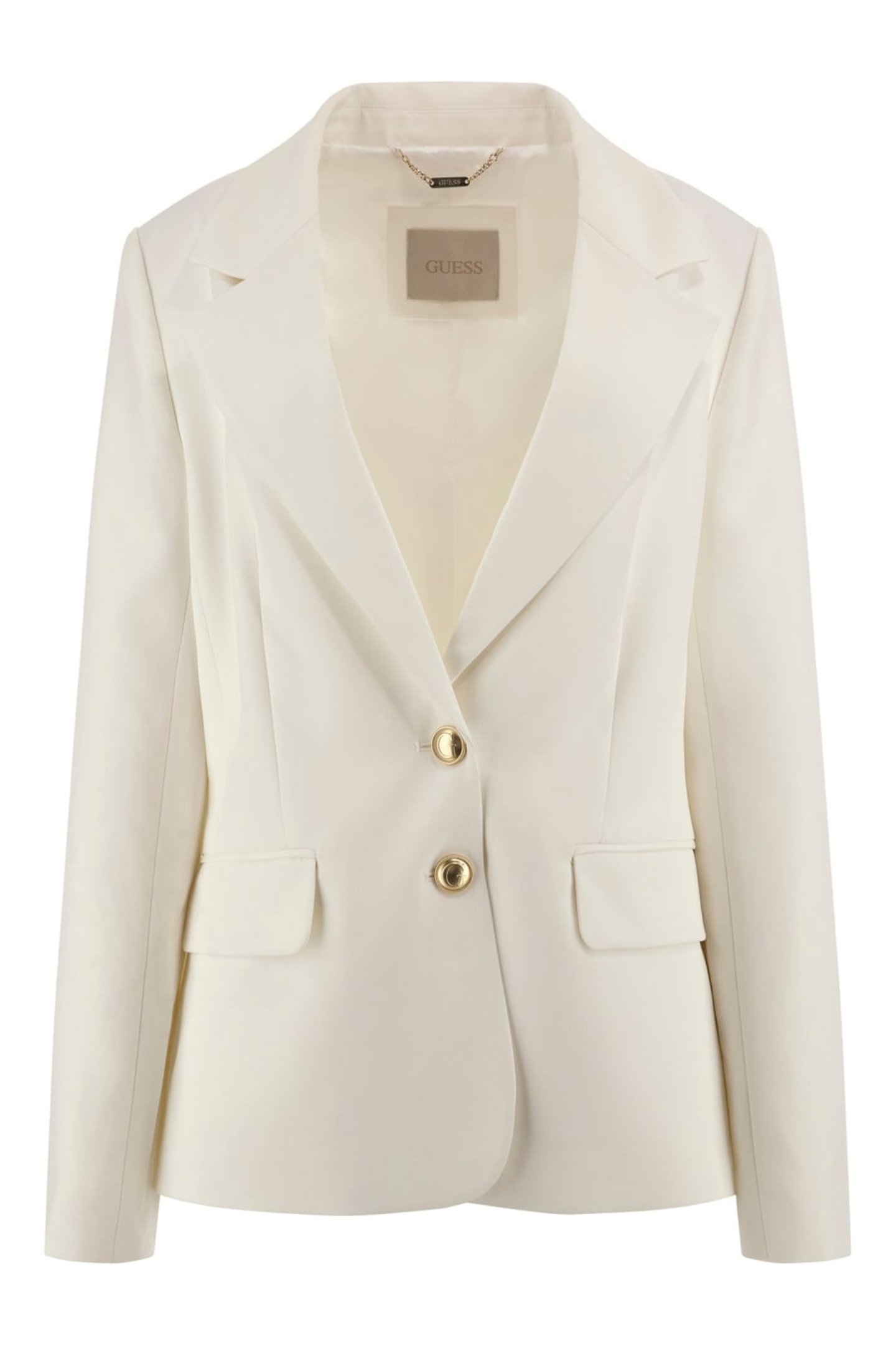 GUESS ECO ANDREE SINGLE BREAST LUMINOUS WHITE 3