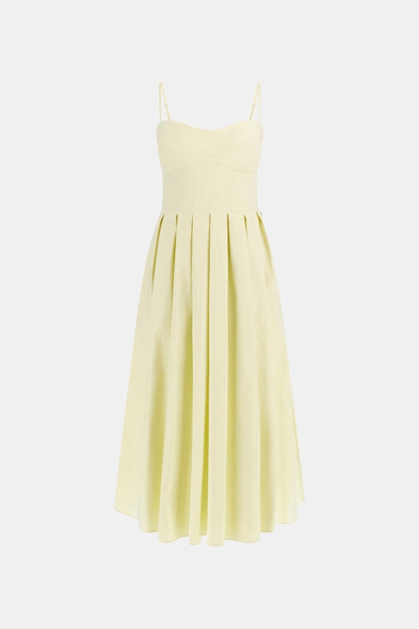 GUESS ECO SL BRIA DRESS PASTEL LIME 6