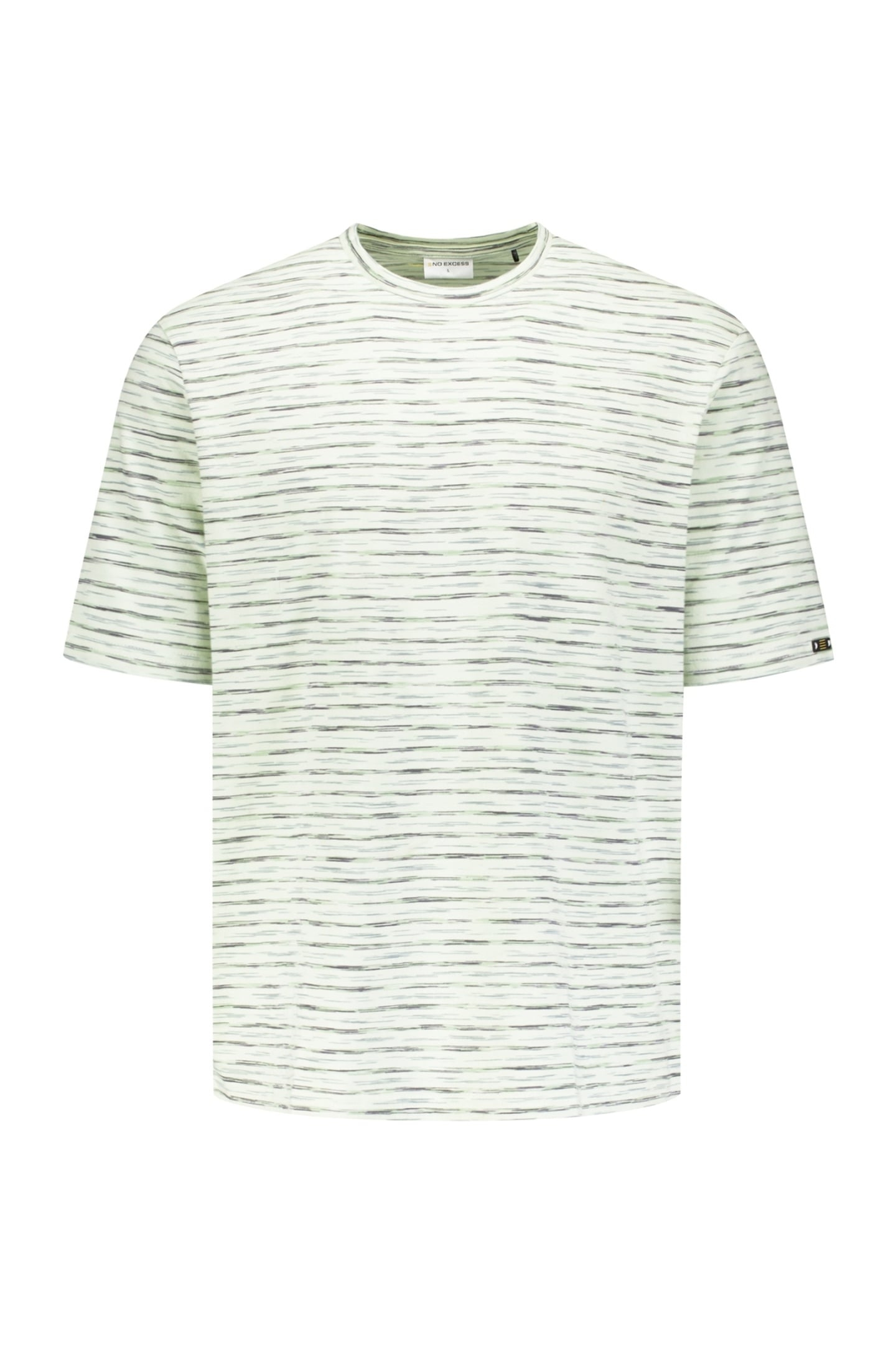 T-SHIRT CREWNECK SPACEDYED GREEN 1