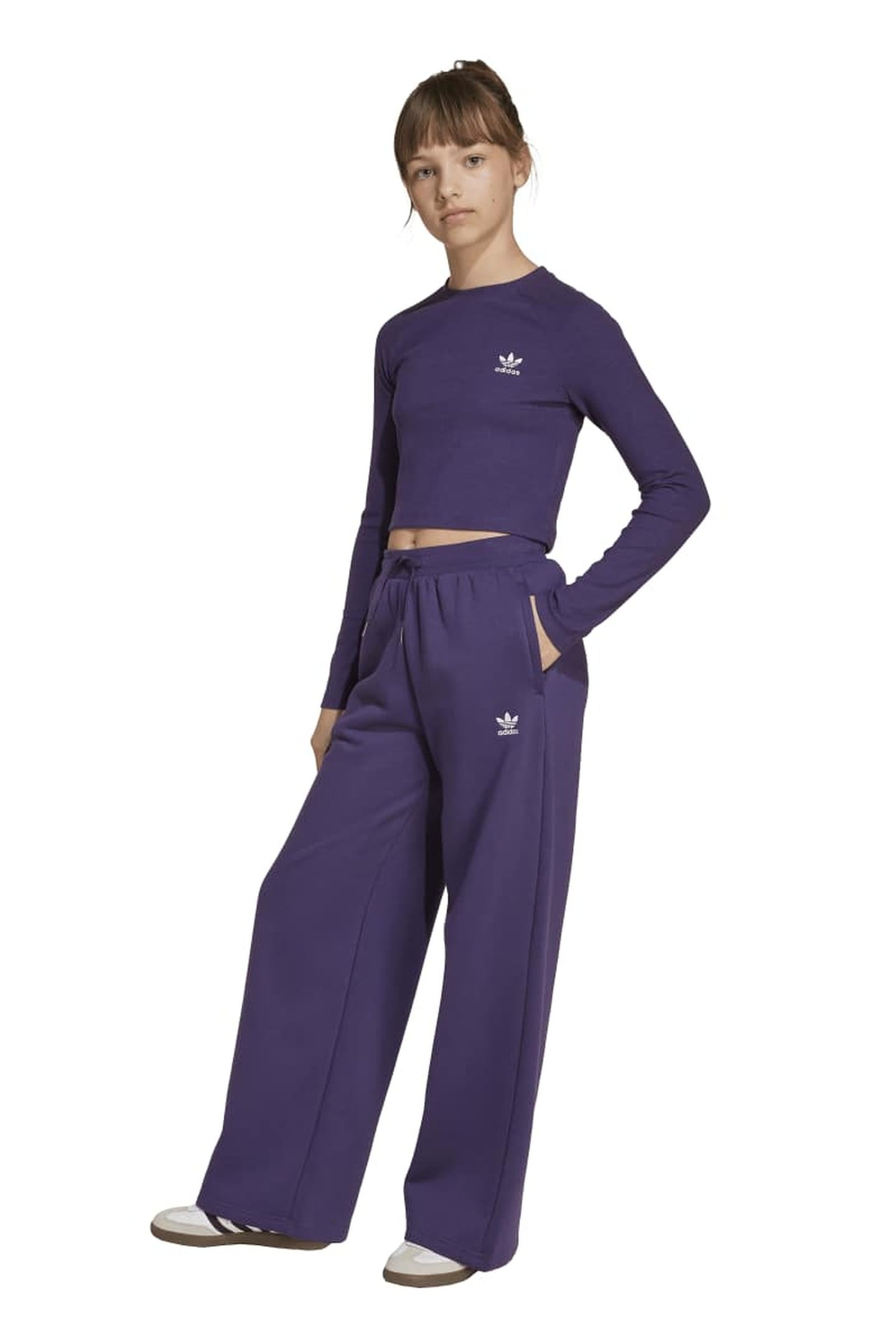 ORIGINALS RIB CROP LONG SLEEVE LONG-SLEEVE TOP KIDS 5