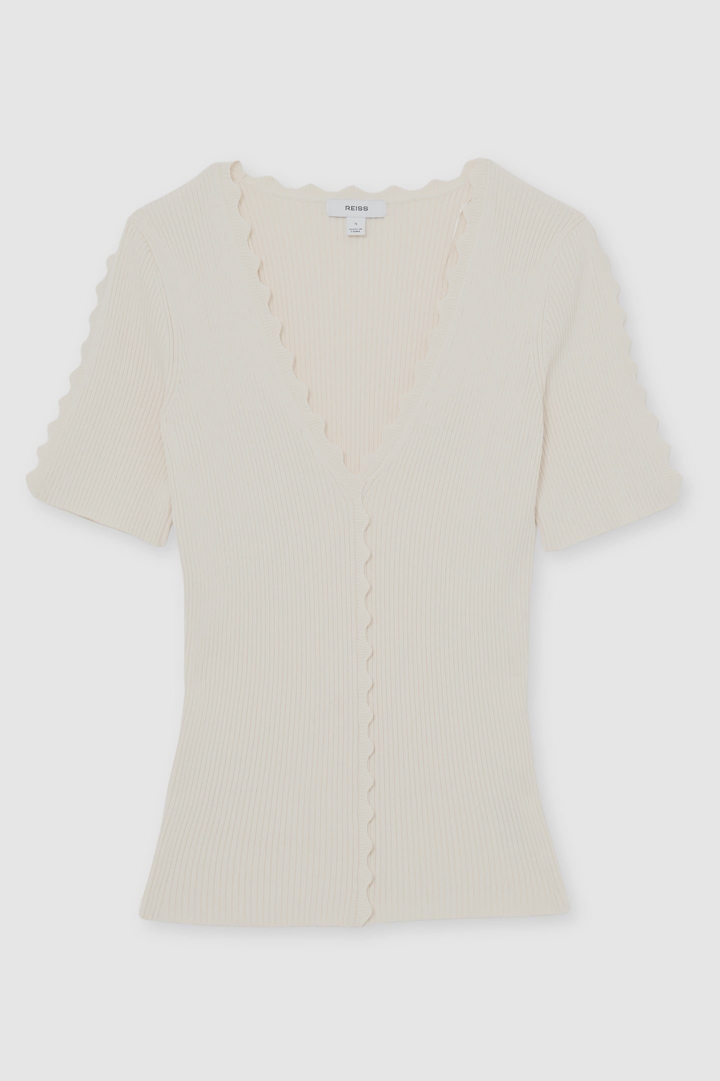 SCALLOP EDGE TOP IVORY 4