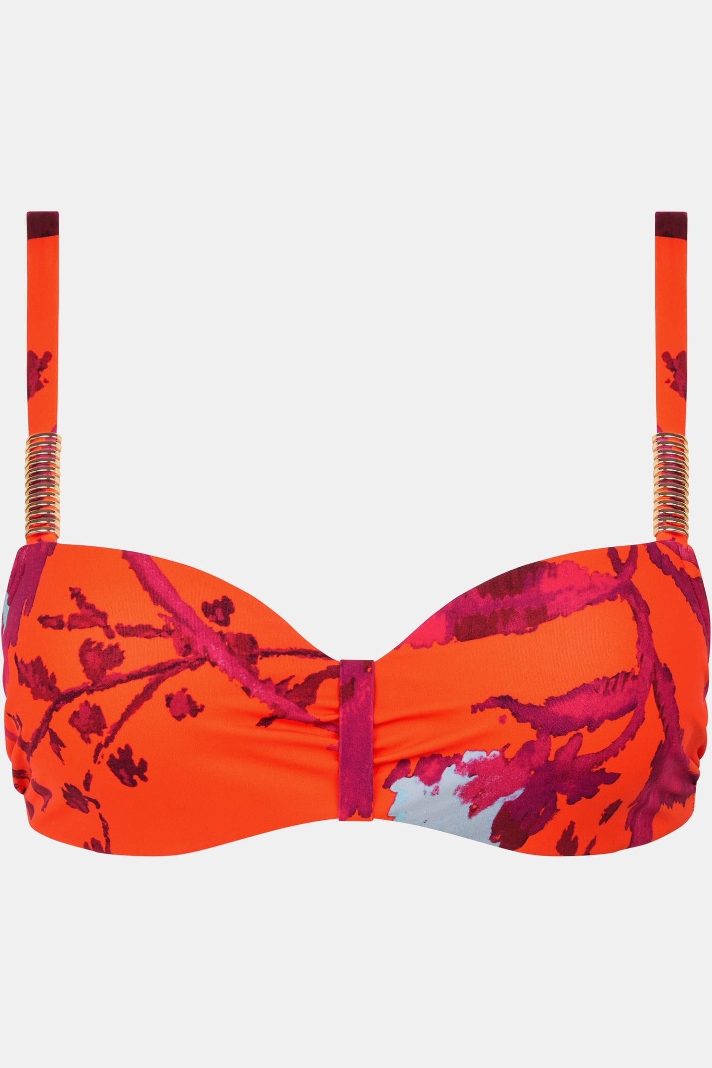 SW BRA TSHIRT HALF CUP MEMORY PAINTED FLOWERS 7