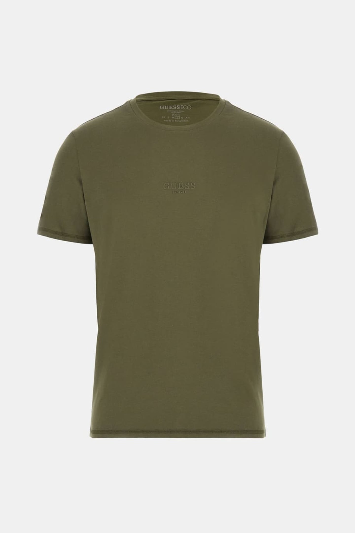 GUESS ECO AIDY CN SS TEE ARMY OLIVE 5