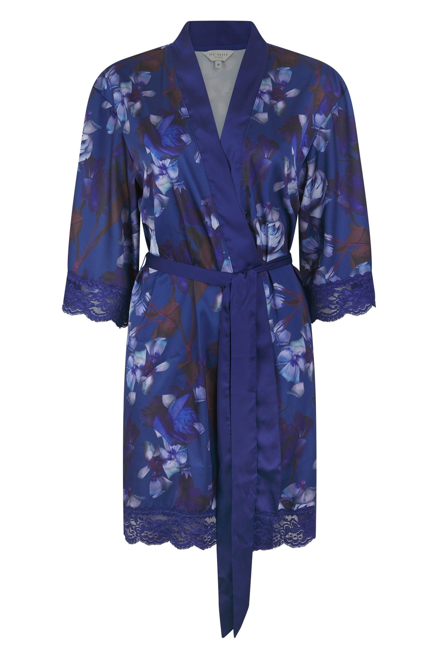TAYLOR 1PK KIMONO DARK BLUE DIGITAL PRINT 2