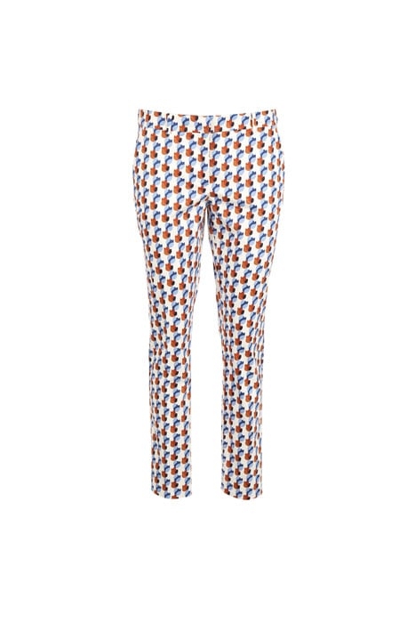 COTTON PANTS WITH PLEATS RED 2