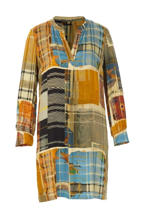 DRESS WITH BIG CUFFS MIX I 1