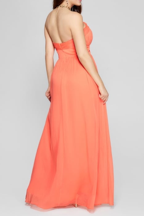 SMITTEN GOWN PEACH FLOWER 4