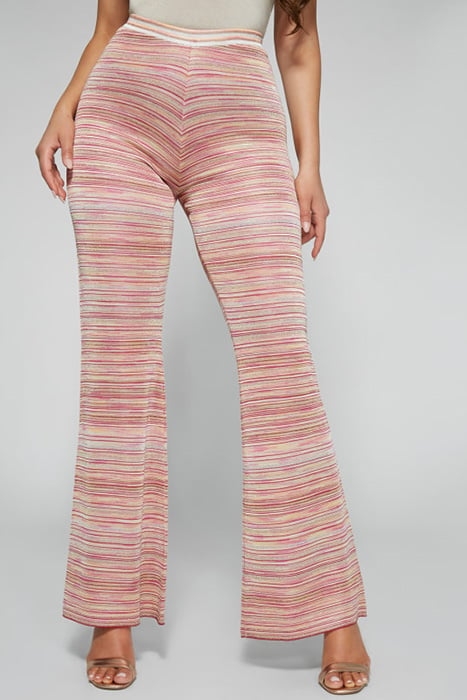 ANNIE SWEATER PANTS RED AND PINK STRIPES 2