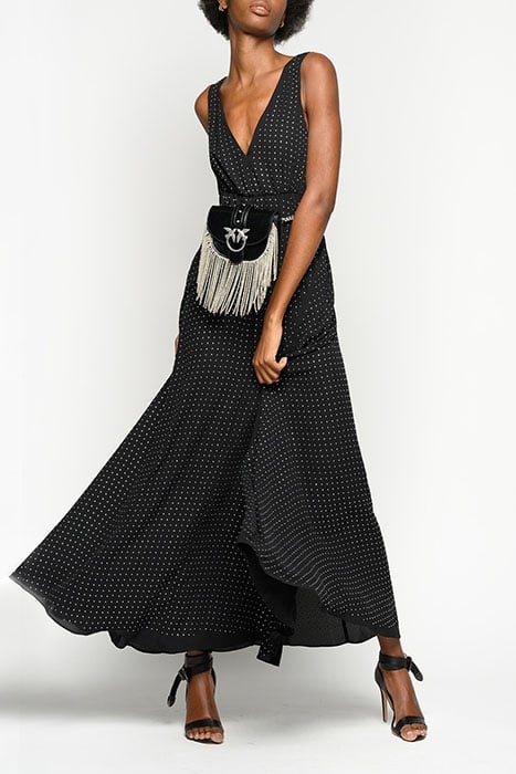 FREEZER ABITO GEORGETTE FULL S BLACK/CRYSTAL 1