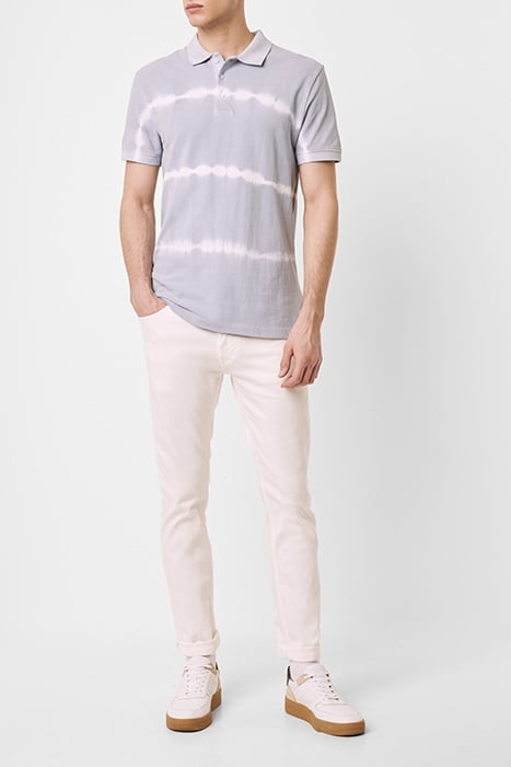 BATIK DYE PIQUE POLO SHIRT DUSTY BLUE 3