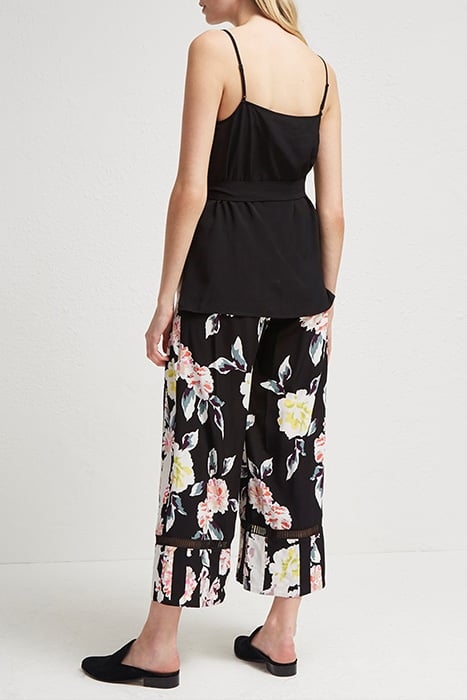 DALMA CREPE LIGHT STRAPPY CAMI BLACK 2