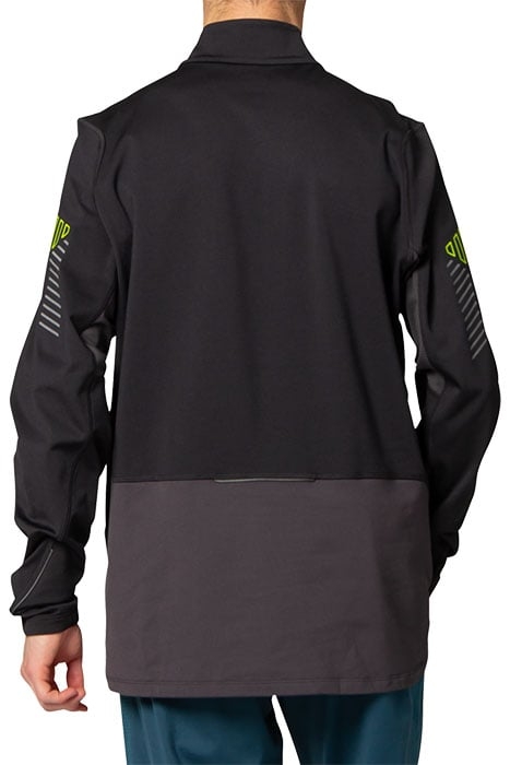 LITE-SHOW WINTER 1/2 ZIP TOP PERFORMANCE BLACK/GRAPHITE GREY 2