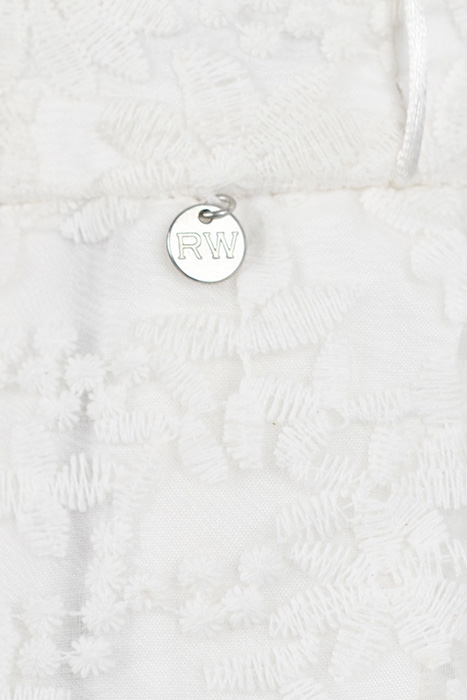 PLEATED SKIRT WITH LACE WHITE 4