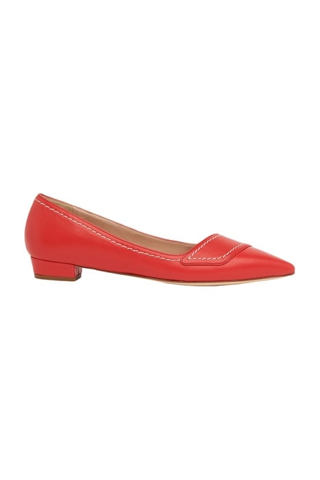 POLLY BALLERINA SHOES RED 1