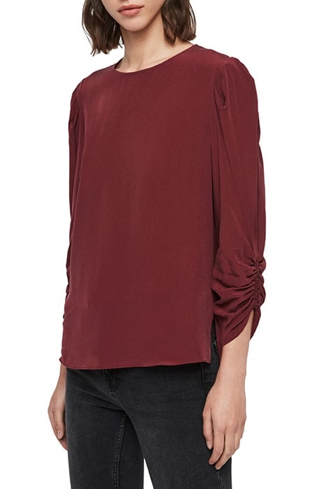 JOSEPHINE TOP OXBLOOD RED 4