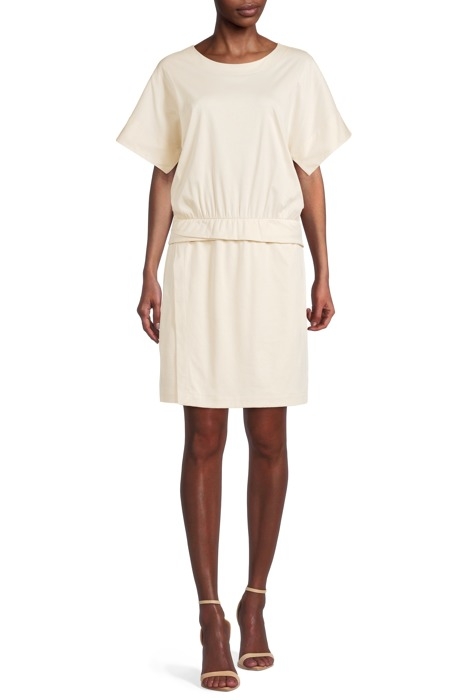 TWISTED BELT T-SHIRT DRESS BONE 2