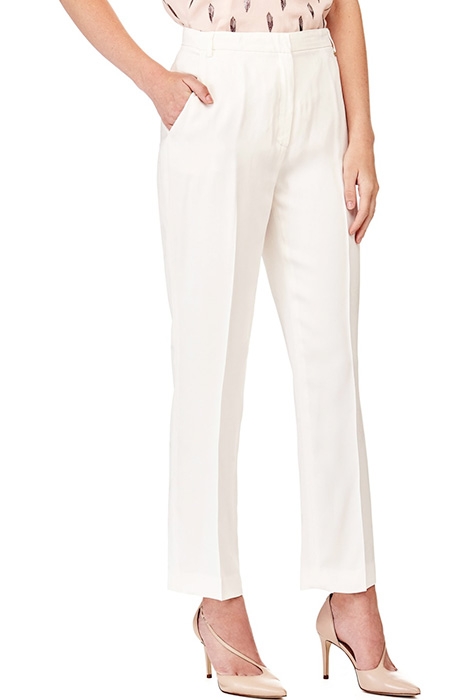 CROP FLARE PANTS TRUE WHITE A000 1