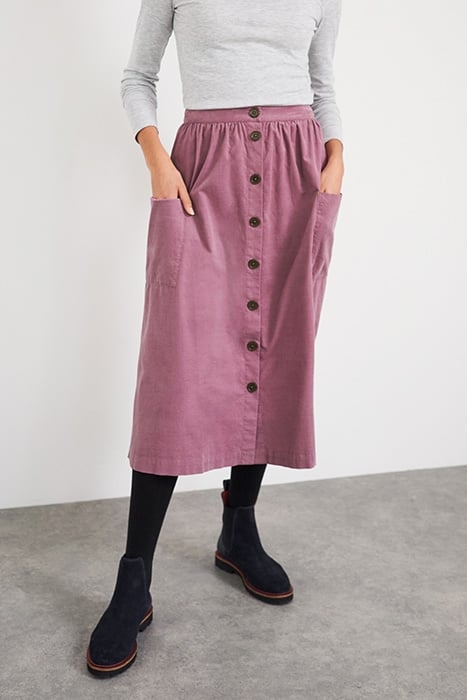 MARGARITA CORD SKIRT MID PINK 3