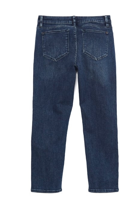 STRAIGHT CROP JEAN MID DENIM 2