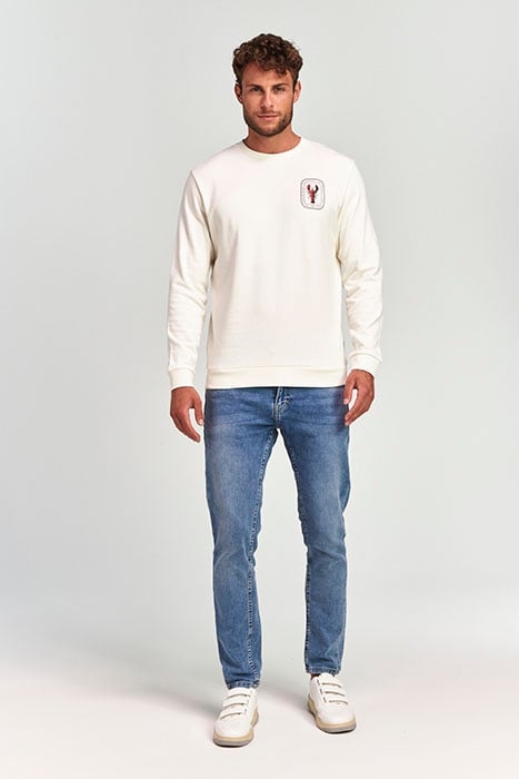 MEN SWEATER LOBSTER CREME WHITE 4