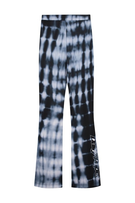 BLUE SHIBORI REFLARE PANTS 5