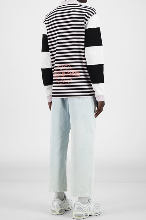 PINK BLACK STRIPED HAPOLO LONGSLEEVE 2