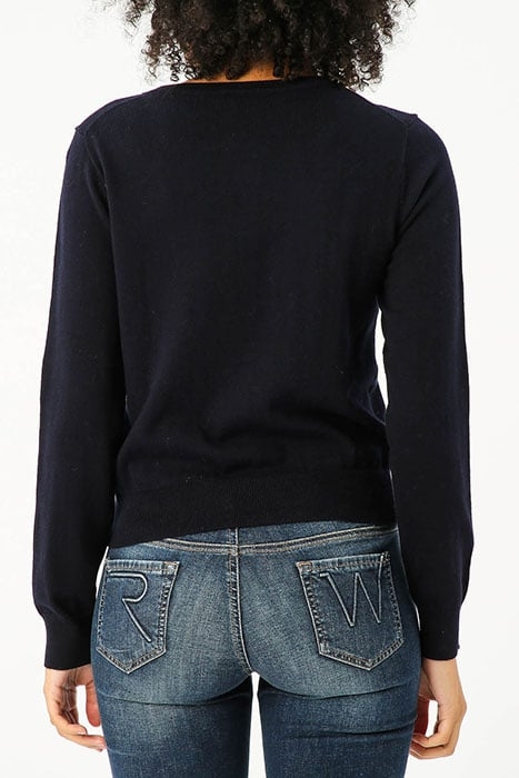 BASIC CREWNECK BUTCARD LS BLUE 2