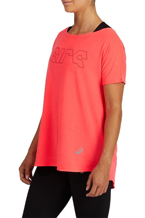 SPORT PRINT OUTLINE TEE PERFORMANCE BLACK/HOT PINK 3
