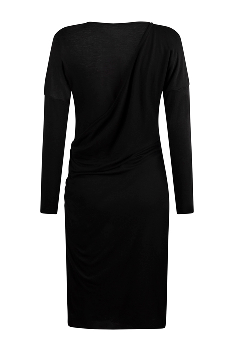 LEONIE WRAP DRESS BLACK 8