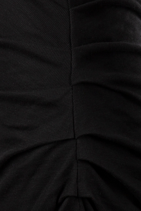 LEONIE WRAP DRESS BLACK 5