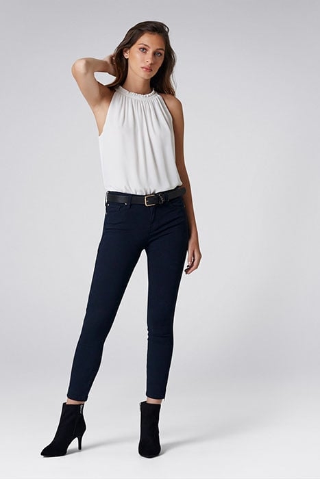 HANNAH LOW RISE SKINNY CROP JEAN NAVY NAVY 2