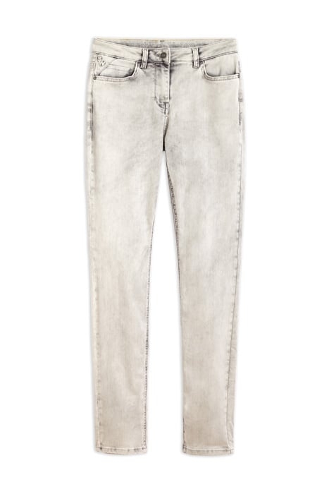 TROUSERS WOVEN LONG BLEACHED DENIM GREY 2