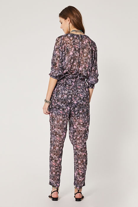 POINCIA JUMPSUIT IN BLACK/PINK 3