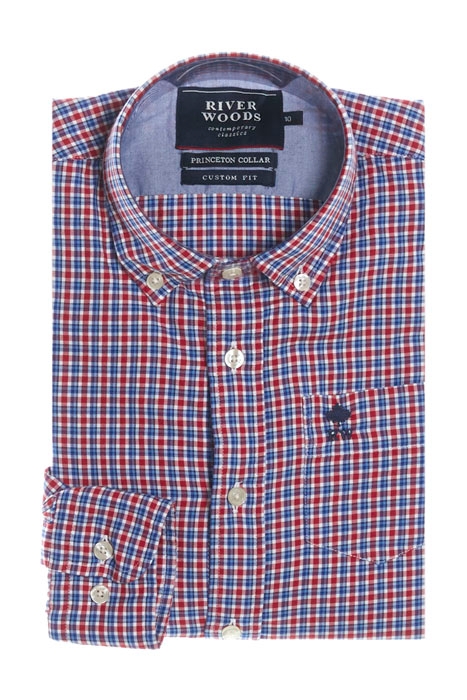 CUSTOM FIT PRINCETON SHIRT MULTI 1