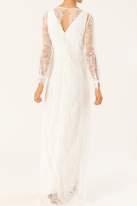 BRIDAL MATERNITY DRESS MAXI SNOW WHITE 3