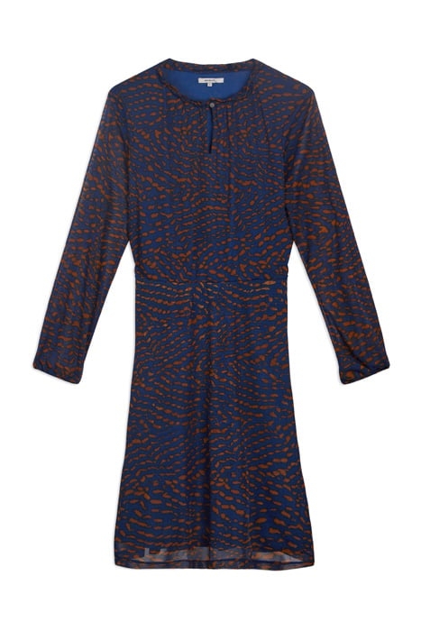 ZACHTE JURK MET PRINT 23001865 EVENING BLUE 1