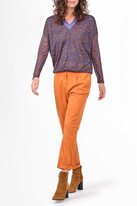 TROUSERS WOVEN LONG 24001767 HONEY GINGER 3