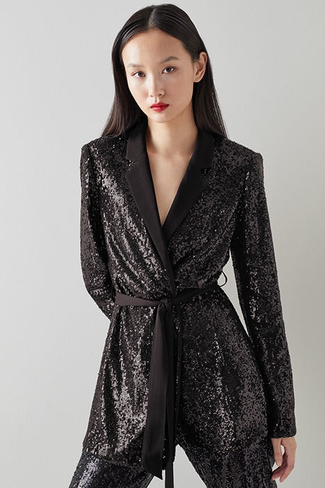 SHIMMER BLAZER BLA-BLACK 1