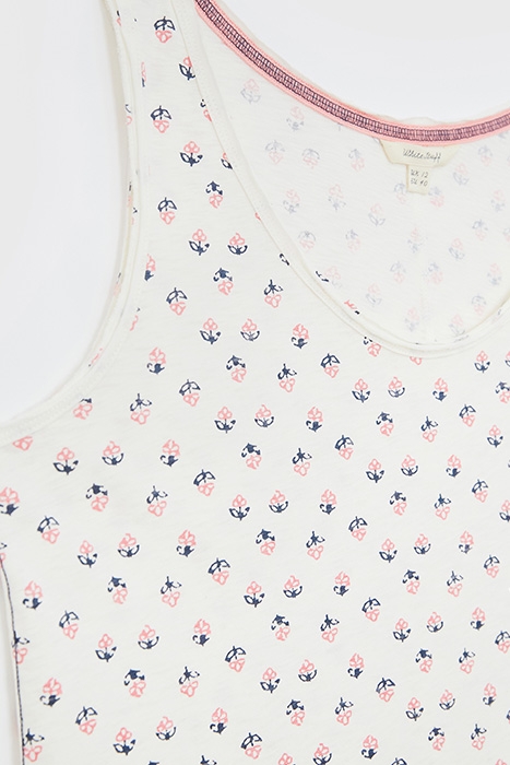 VOYAGE JERSEY VEST WHITE MLT 6